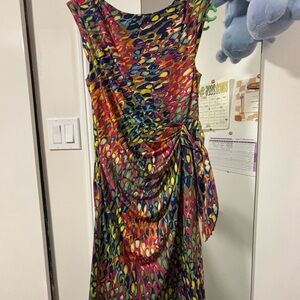 Cleo Colorful Asymmetrical Dress